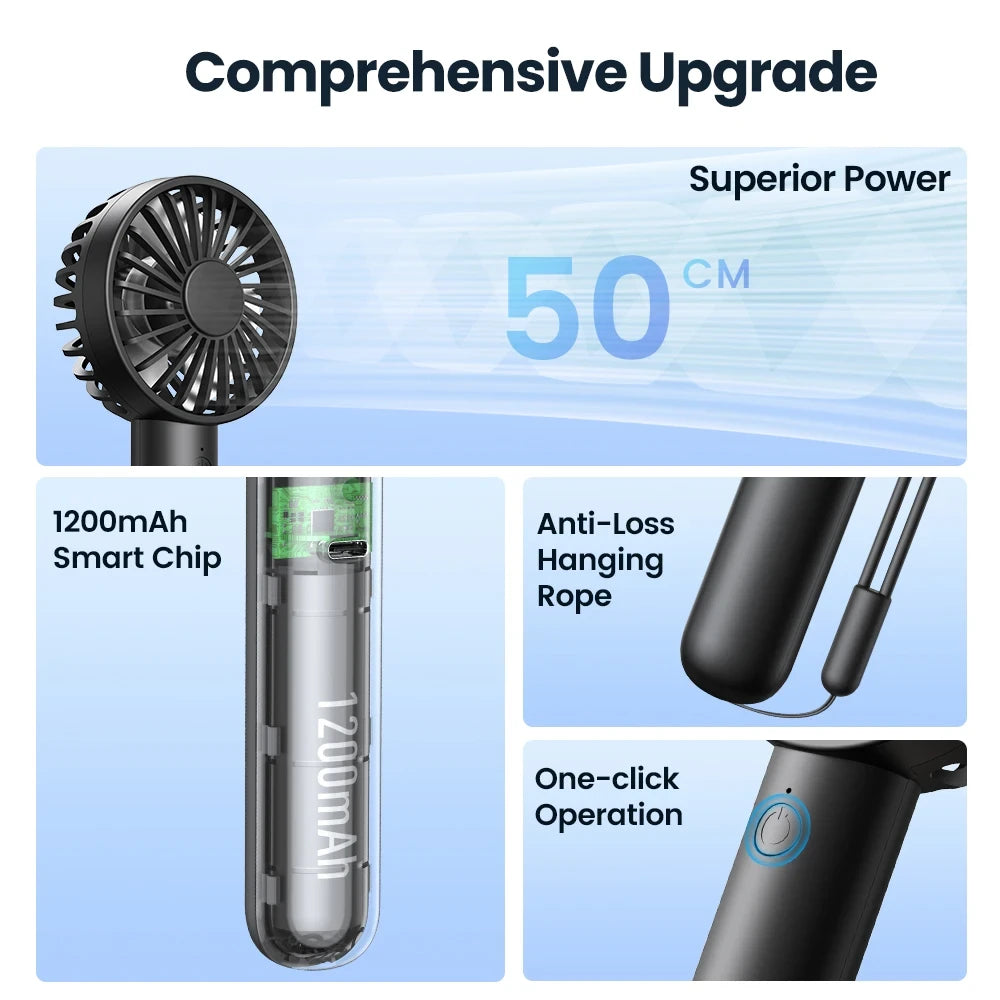 Compact Portable Handheld Fan