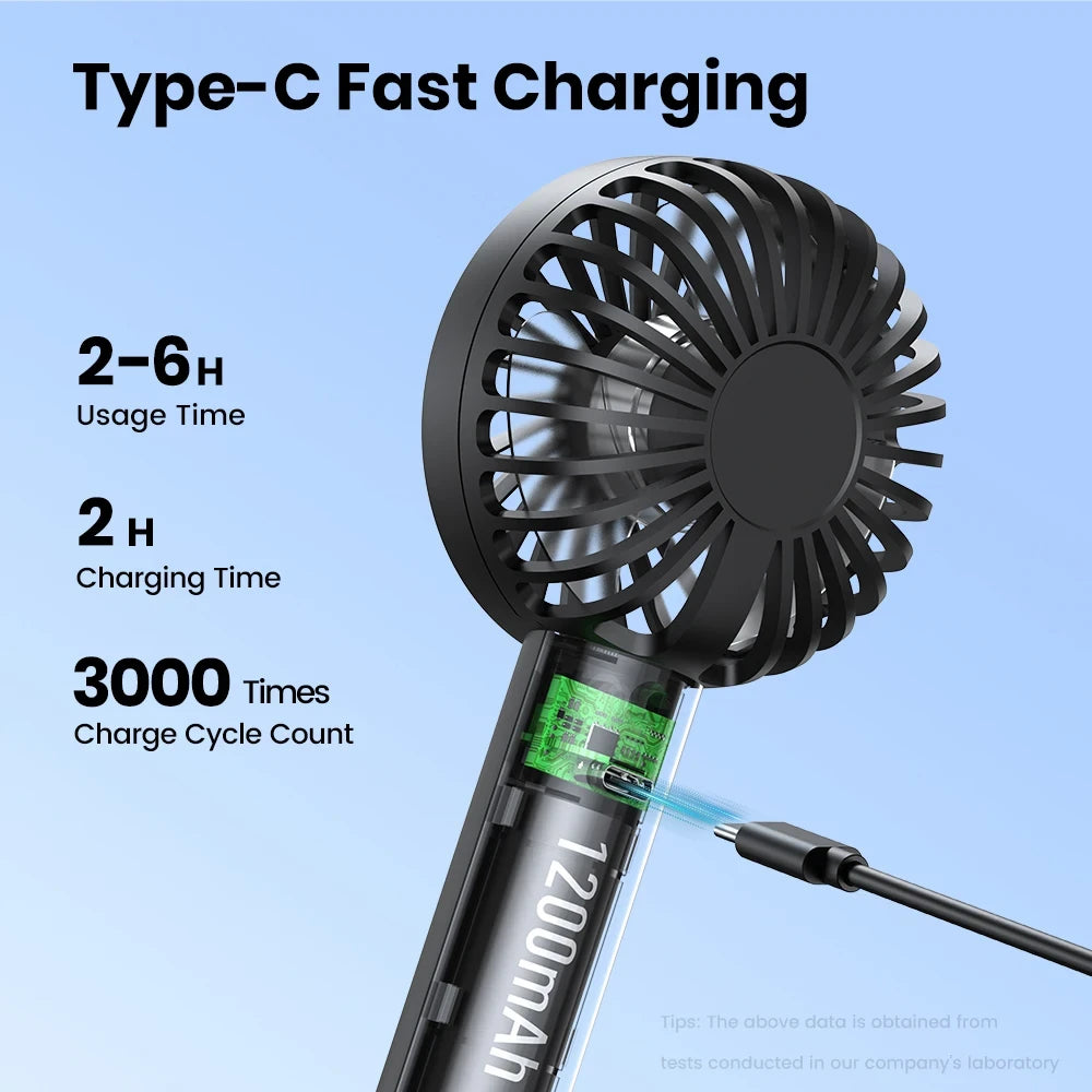 Compact Portable Handheld Fan